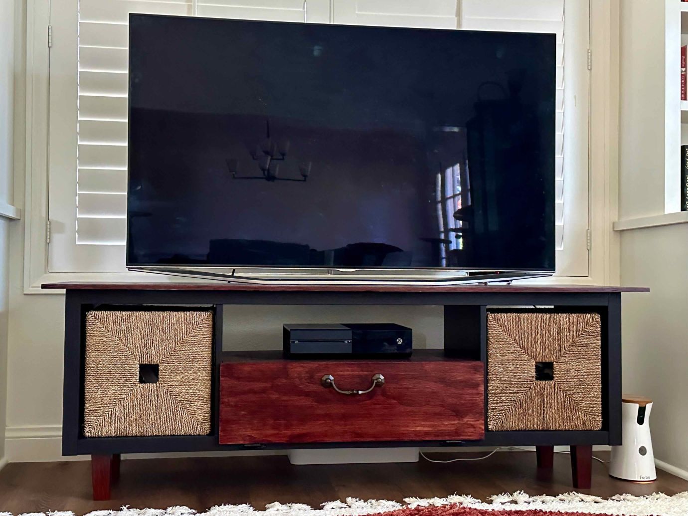 How to Convert an Ikea Shelf into a TV Stand